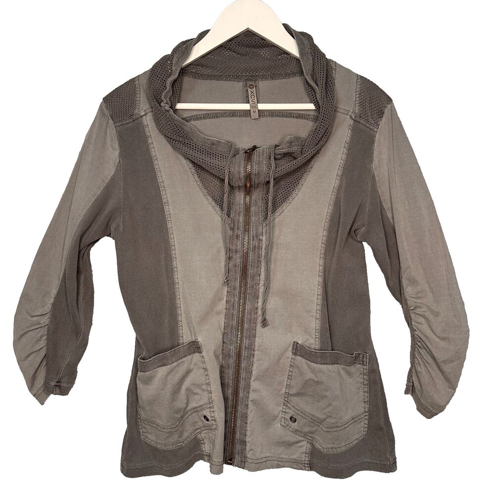 XCVI Fjord Full Zip Jacket Size Medium